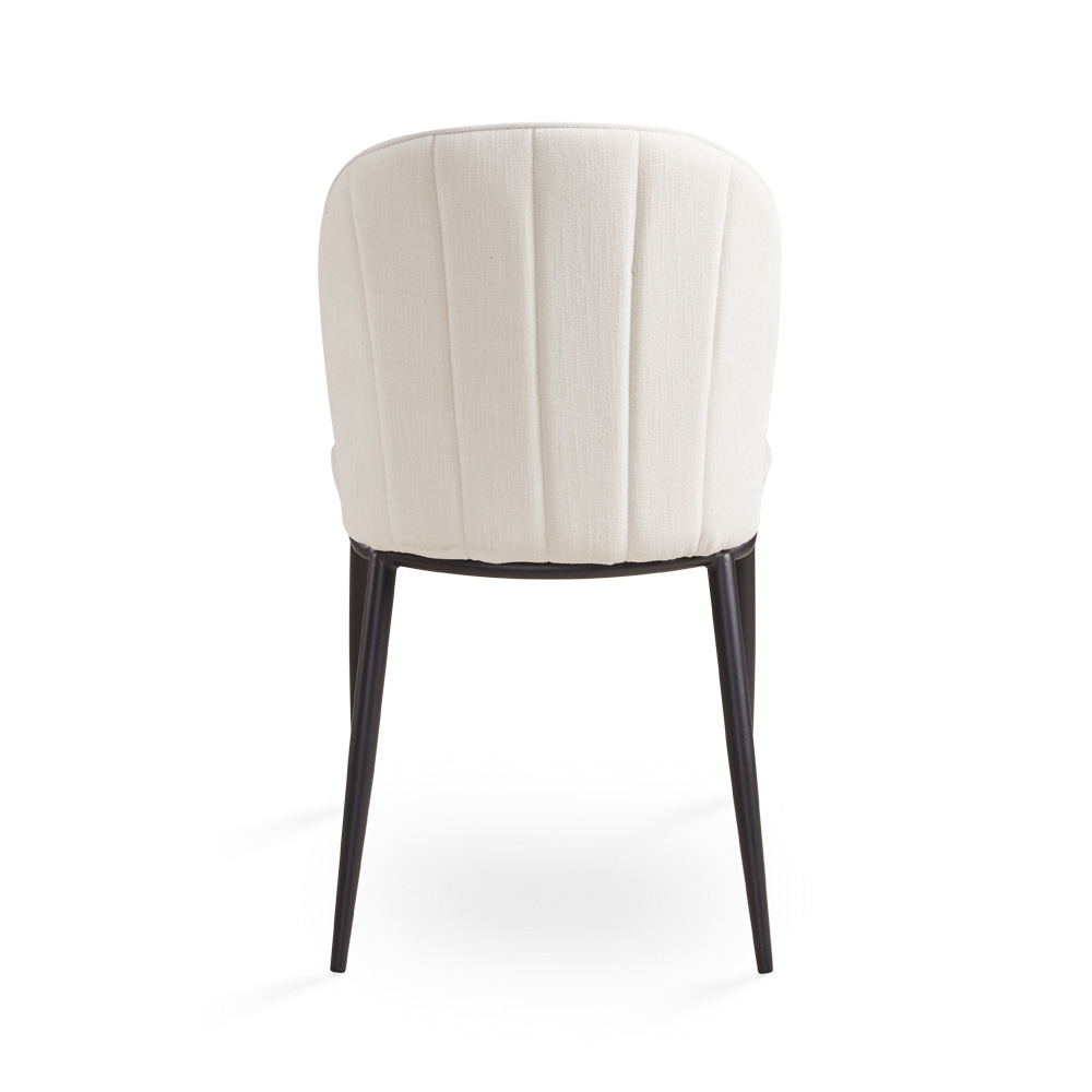 Angie Dining Chair: Ivory Linen
